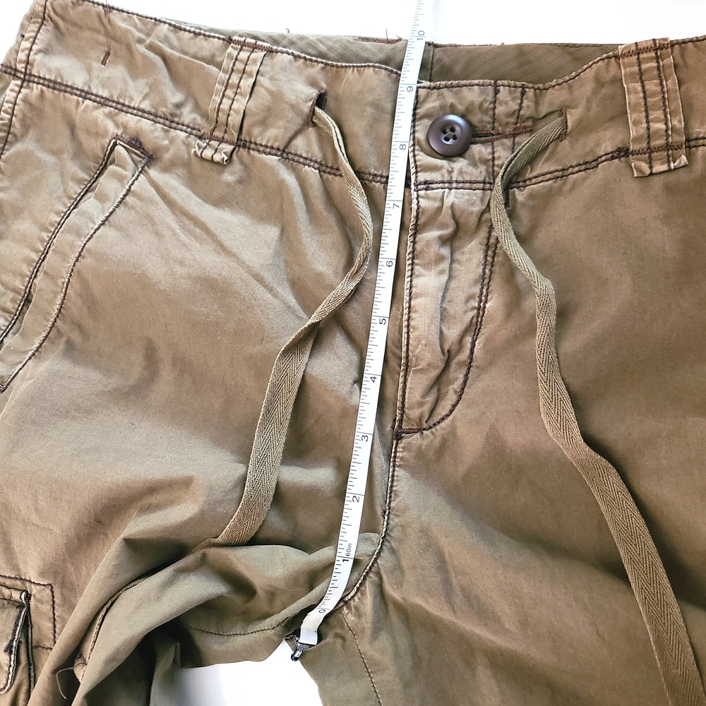 Y2K Ralph Lauren Olive Green Floral Cargo Pants - Picture 6 of 9